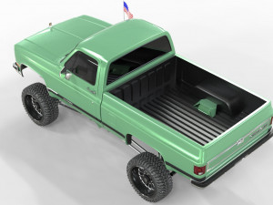CHEVROLET C10 1500 TRUCK LIFTED 3D Model