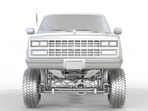 CHEVROLET C10 1500 TRUCK LIFTED 3D Model
