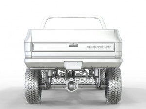 CHEVROLET C10 1500 TRUCK LIFTED 3D Model
