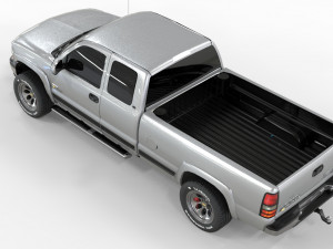 CHEVROLET CHEYENNE 2500 2001 EXTENDED CAB 3Dモデル