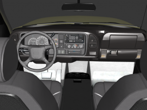CHEVROLET CHEYENNE 2500 2001 EXTENDED CAB 3Dモデル