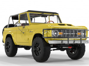 CAMIONETA F-O-R-D B-R-O-N-C-O 1975 CONVERTIBLE OFF ROAD 3D Model