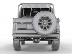 CAMIONETA F-O-R-D B-R-O-N-C-O 1975 CONVERTIBLE OFF ROAD 3D Model