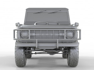 CAMIONETA F-O-R-D B-R-O-N-C-O 1975 CONVERTIBLE OFF ROAD Model 3D