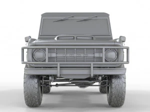 CAMIONETA F-O-R-D B-R-O-N-C-O 1975 CONVERTIBLE OFF ROAD 3D Model