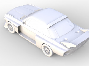 SPORT CAR 1974 CSL KIT BODY 3D Модель