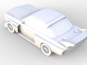 SPORT CAR 1974 CSL KIT BODY 3D Model