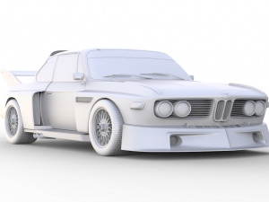 SPORT CAR 1974 CSL KIT BODY 3D Модель