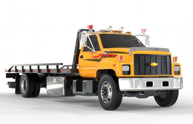 Chevrolet Kodiak Grua 1998 3D Модель .c4d .max .obj .3ds .fbx .stl .blend 