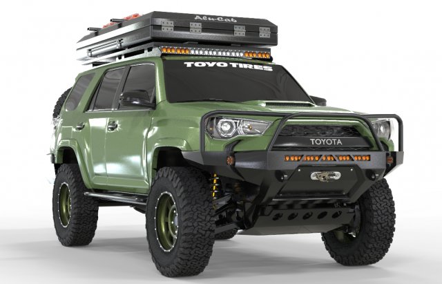 TOYOTA 4RUNNER 2016 TRD EDITION FULL ACCESORIES 3Dモデル .c4d .max .obj .3ds .fbx .stl .blend 