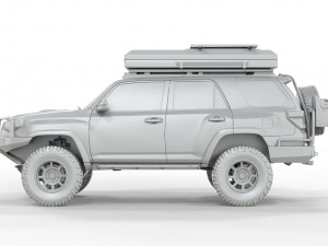 TOYOTA 4RUNNER 2016 TRD EDITION FULL ACCESORIES 3Dモデル