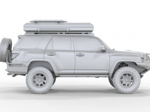 TOYOTA 4RUNNER 2016 TRD EDITION FULL ACCESORIES 3Dモデル