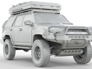 TOYOTA 4RUNNER 2016 TRD EDITION FULL ACCESORIES 3Dモデル