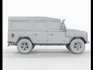 Land Rover Defender 110 2013 3D Model