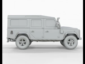 Land Rover Defender 110 2013 3D Model