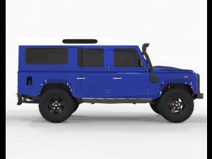 Land Rover Defender 110 2013 3D Model