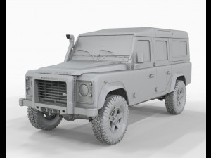 Land Rover Defender 110 2013 3D Model