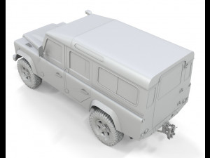 Land Rover Defender 110 2013 3D Model