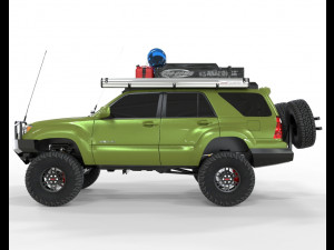 Toyota 4Runner sr5 2005 4x4 Full Accesories 3D Модель