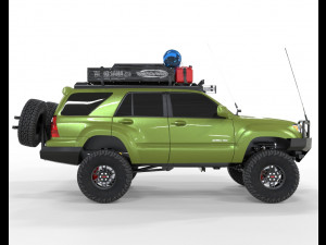 Toyota 4Runner sr5 2005 4x4 Full Accesories 3D Модель