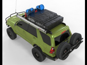 Toyota 4Runner sr5 2005 4x4 Full Accesories 3D Модель