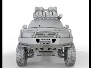 Toyota 4Runner sr5 2005 4x4 Full Accesories 3D Модель