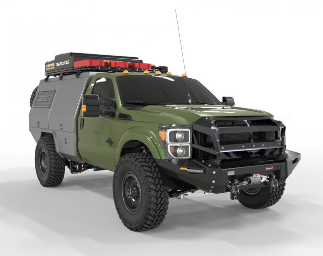 Super Duty F-150 Extreme Modification 3Dモデル .c4d .max .obj .3ds .fbx .stl .blend 