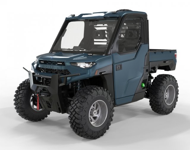Polaris Ranger 2021 2 Doors Modello 3D .c4d .max .obj .3ds .fbx .stl .blend 