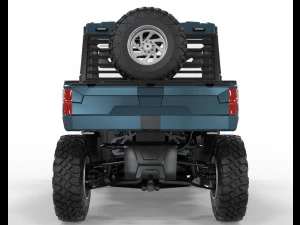 Polaris Ranger 2021 2 Doors 3D Model