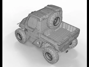 Polaris Ranger 2021 2 Doors 3D Model