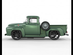 Pick Up F100 1956 Stock Model 3D