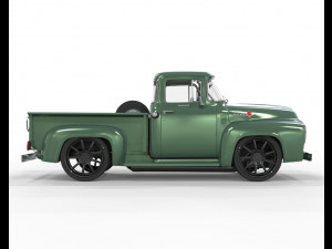 Pick Up F100 1956 Stock Model 3D