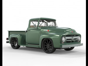 Pick Up F100 1956 Stock Model 3D