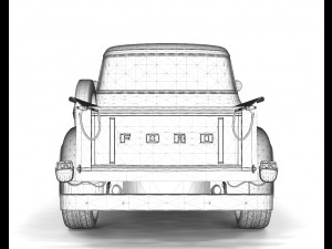 Pick Up F100 1956 Stock Model 3D