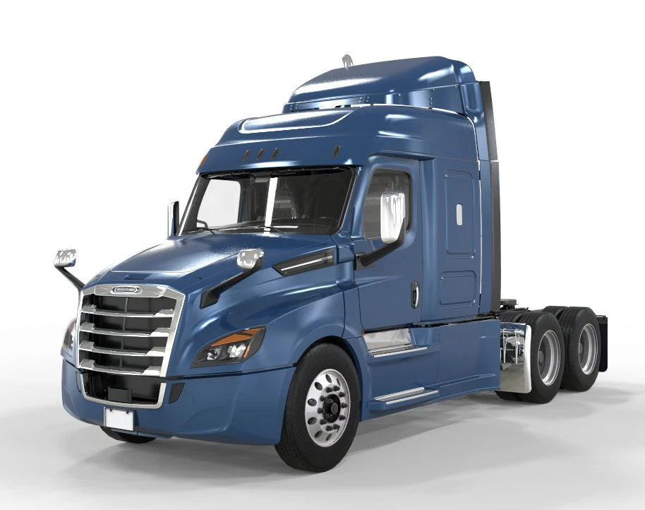 2019 Freightliner Cascadia 3D Model .c4d .max .obj .3ds .fbx .stl .blend 