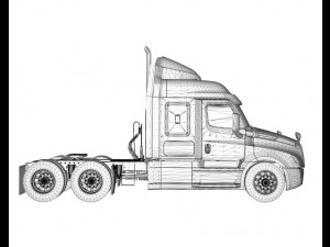 2019 Freightliner Cascadia 3D Model