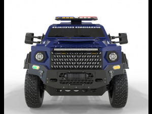 Armored military Truck 3Dモデル