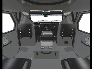 Armored military Truck 3Dモデル
