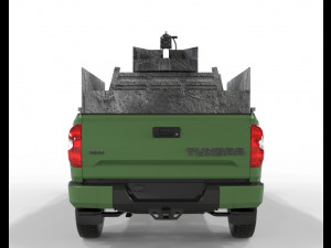 Toyota Tundra Trd 2019 Armored Modello 3D