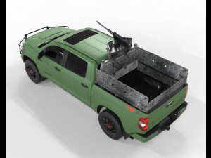Toyota Tundra Trd 2019 Armored Modello 3D