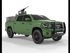 Toyota Tundra Trd 2019 Armored Modello 3D