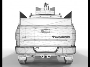 Toyota Tundra Trd 2019 Armored Modello 3D