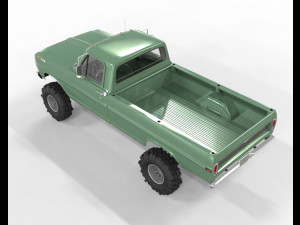 1970 Pick Up F150 Lifted 3D Model