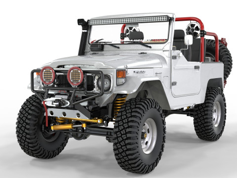 1980 Toyota FJ40 without roof 3D-Modell