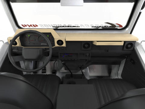 1980 Toyota FJ40 without roof 3Dモデル