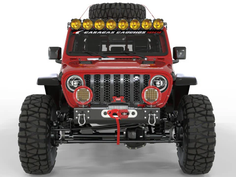 Jeep Gladiator Rubicon 2021 3D Model