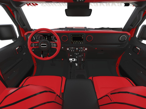 Jeep Gladiator Rubicon 2021 Modelo 3D