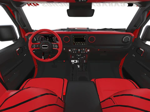 Jeep Gladiator Rubicon 2021 3D Model