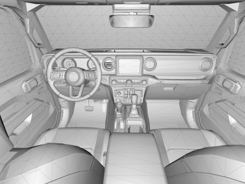 Jeep Gladiator Rubicon 2021 Modelo 3D