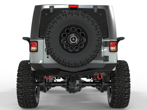 Eep Wrangler Rubicon Fab Fours 2018 3D 모델
